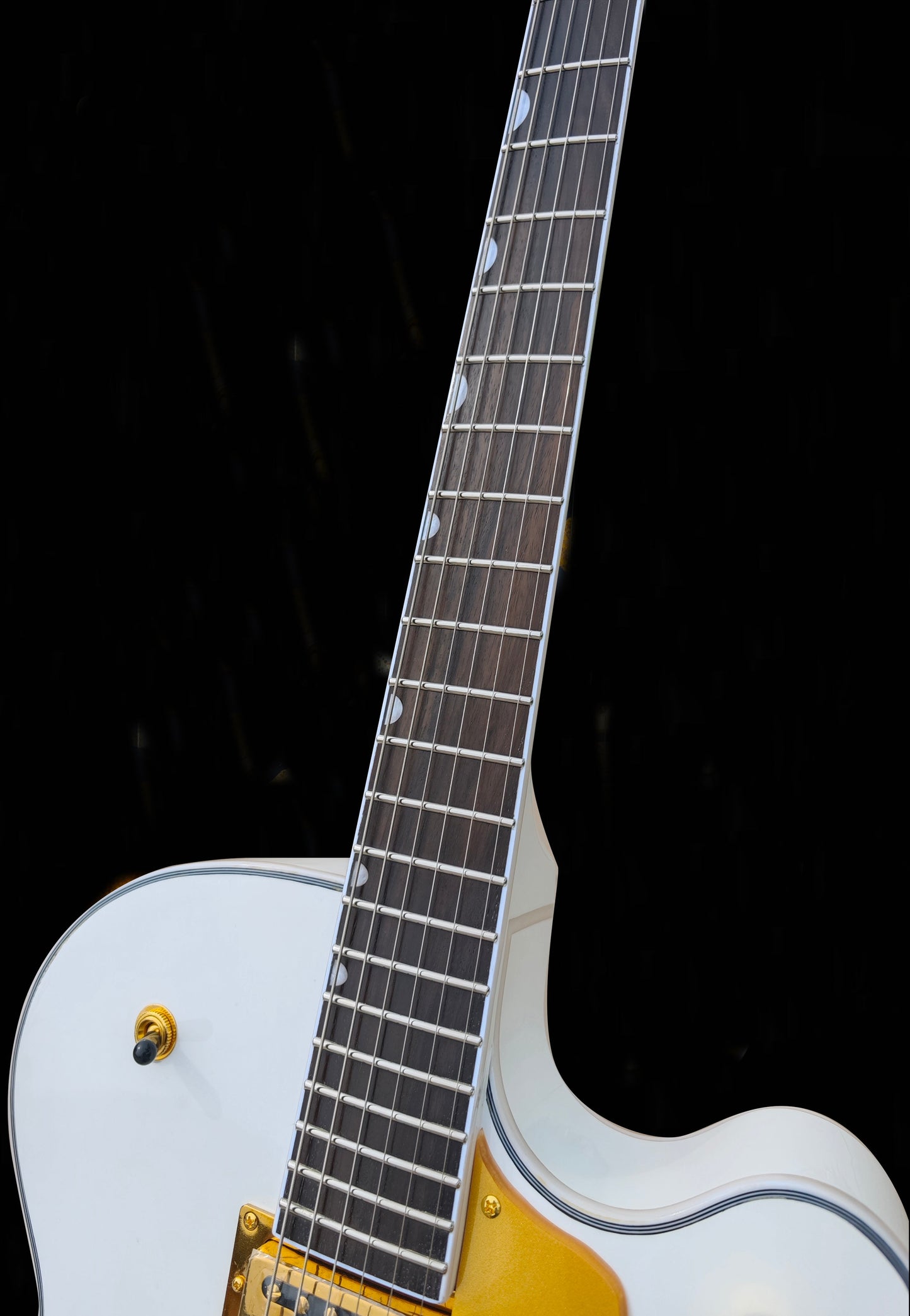 Firefly Full Hollow Body Guitar(White Color)
