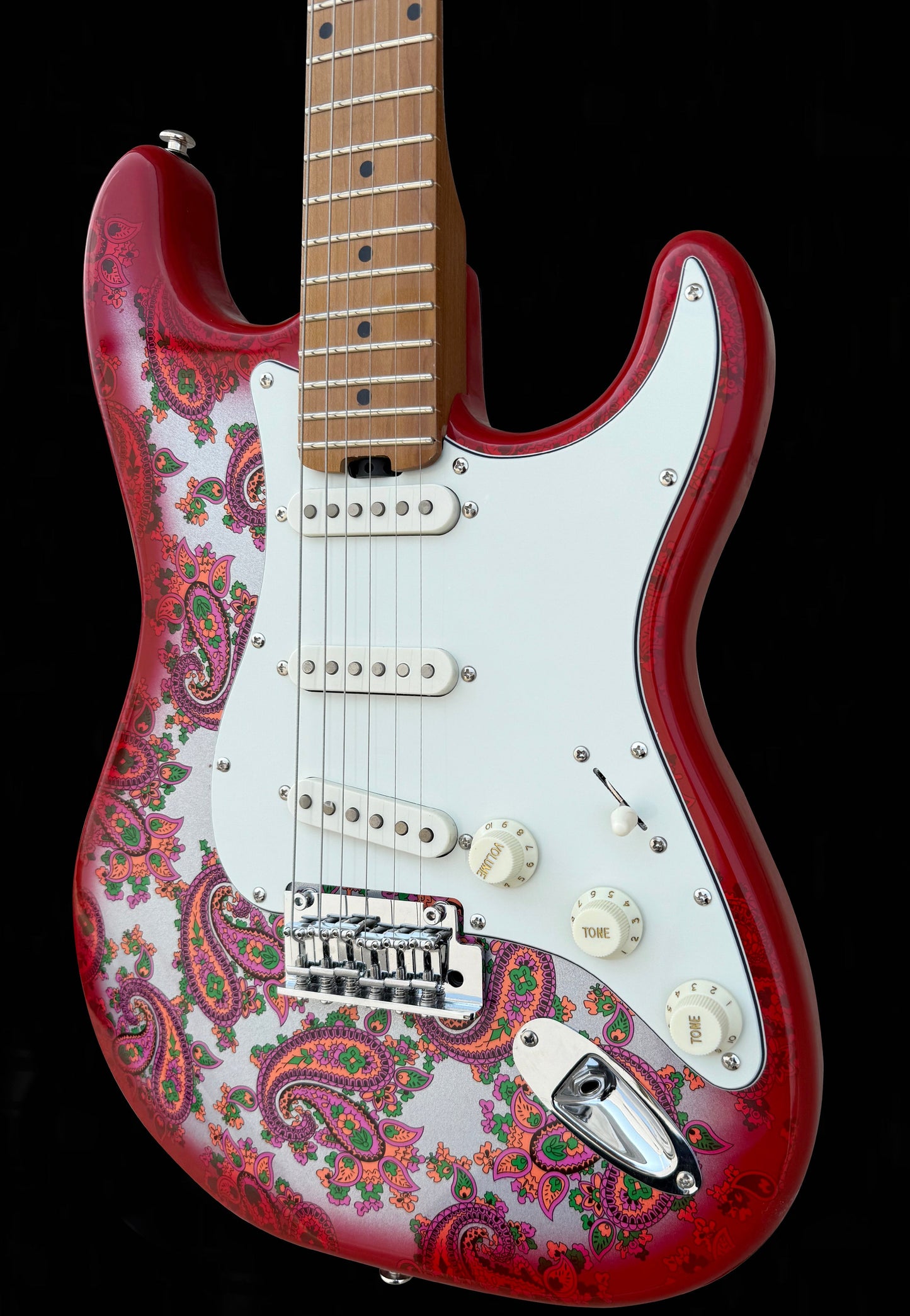 Firefly FFST Classic Model ELECTRIC GUITARS (Red Paisley Color )