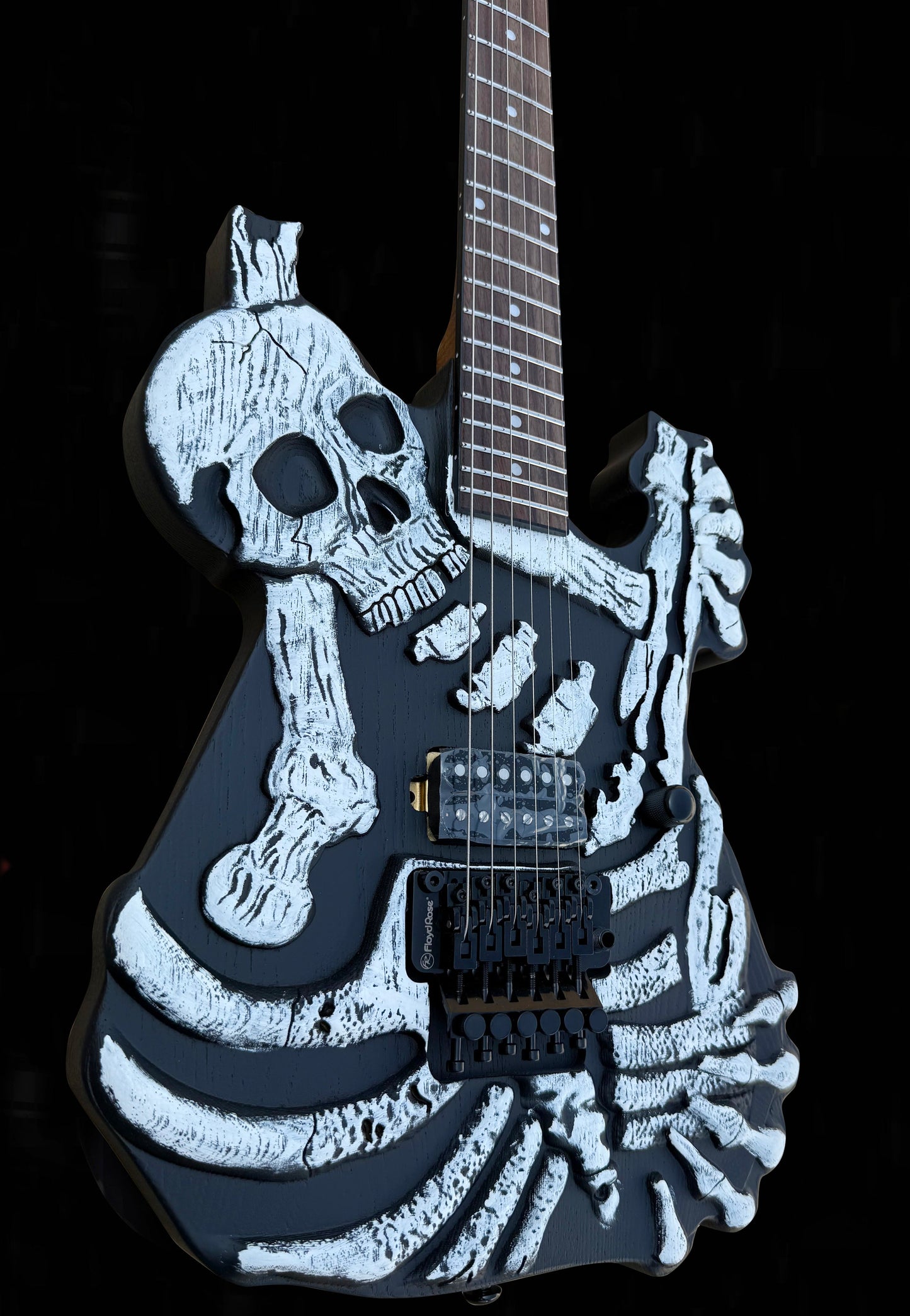 New Firefly Bone Shredder Classic Model Electric Guitar (Matte Black Color)